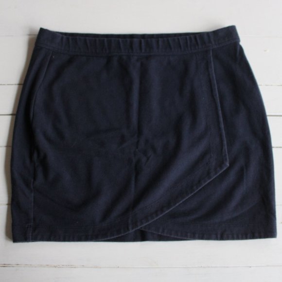 Abercrombie Kids Navy Wrap Skirt, Size XL - Picture 1 of 5